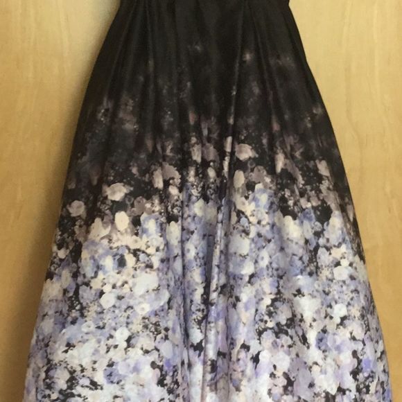 Betsy & Adam Black Pink Printed Ombré Halt… - Picture 5 of 13